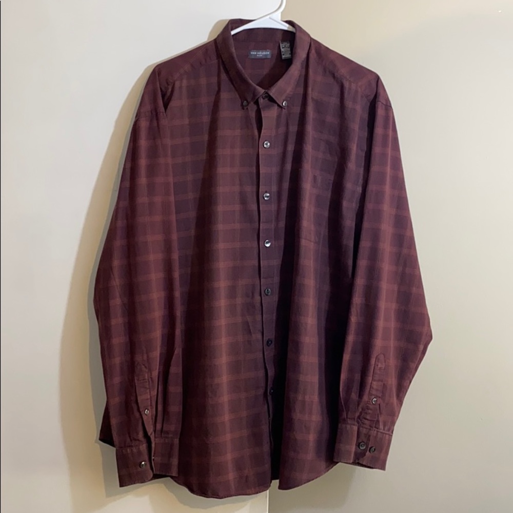 Van heusen flex stretch xxl 18-18.5 button down